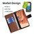 For Nokia C32 Skin Feel Crocodile Magnetic Clasp Leather Phone Case(Black)