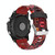 For Garmin Enduro 2 26mm Camouflage Printed Silicone Watch Band(Red+Jellyfish Camouflage)