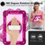 For Huawei MatePad SE 10.4 360 Degree Rotation PC Contrast Silicone Tablet Case(Rose Red + Pink) For Huawei MatePad SE 10.4 360 Degree Rotation PC Contrast Silicone Tablet Case(Rose Red + Pink)