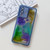 For vivo S12 Oil Painting Electroplating TPU Phone Case(Blue)