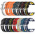 For Garmin Forerunner 245 Music 20mm Breathable Two-Color Silicone Watch Band(Black+White)