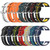 For Garmin Forerunner 158 20mm Breathable Two-Color Silicone Watch Band(White+Black)