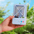 820 Mini Desktop USB Charging Fan Handheld Portable Dormitory Square Small Fan(Milk White)