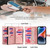 For iPhone 14 Zipper Wallet Detachable MagSafe Leather Phone Case(Pink) For iPhone 14 Zipper Wallet Detachable MagSafe Leather Phone Case(Pink)
