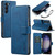 For Samsung Galaxy S23 5G DG.MING Retro Oil Edge Flip Leather Phone Case(Blue) For Samsung Galaxy S23 5G DG.MING Retro Oil Edge Flip Leather Phone Case(Blue)