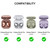 AhaStyle WG01 TPU Drop Resistant Earphone Case For Samsung Galaxy Buds Pro / Live / 2 / 2Pro(Mandala)