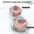AhaStyle WG01 TPU Drop Resistant Earphone Case For Samsung Galaxy Buds Pro / Live / 2 / 2Pro(Mandala)