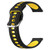 For Garmin Forerunner Sq2 20mm Breathable Two-Color Silicone Watch Band(Black+Yellow) For Garmin Forerunner Sq2 20mm Breathable Two-Color Silicone Watch Band(Black+Yellow)