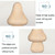210143I 10pcs Wooden Mushroom Head DIY Painted Toys Children Early Education Household Decorative Ornaments
