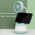 276A USB Charging Desktop Pen Holder Fan with Phone Holder Function Dormitory Portable Fan(Black)