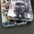 For iPhone 13 Dual-side IMD Astronaut Frosted Phone Case(Gradient Orange)