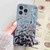 For iPhone 13 Pro Meteorite Texture Electroplating TPU Phone Case(Blue)