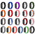 For Xiaomi Mi Band 8 Adjustable Nylon Braided Elasticity Watch Band(Red White)