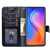 For Realme GT Neo5 SE Zipper Bag Leather Phone Case(Black)
