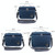 Thermal Lunch Box Bag Durable Waterproof Office Cooler Lunchbox with Strap M(Gray) Thermal Lunch Box Bag Durable Waterproof Office Cooler Lunchbox with Strap M(Gray)