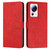 For Xiaomi Civi 2 / 13 Lite Skin Feel Heart Pattern Leather Phone Case(Red)
