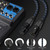 KN006 10m Male To Female Canon Line Audio Cable Microphone Power Amplifier XLR Cable(Black)