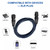 KN006 3m Male To Female Canon Line Audio Cable Microphone Power Amplifier XLR Cable(Black)