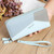 Double Zipper Lady Long Purse Splicing Coin Phone Bag(Blue)