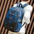 Student Schoolbag Backpack Casual Computer Travel Bag(Printing Blue) Student Schoolbag Backpack Casual Computer Travel Bag(Printing Blue)