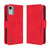 For Nokia C12 Skin Feel Calf Texture Card Slots Leather Phone Case(Red)