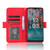 For Nokia C12 Skin Feel Calf Texture Card Slots Leather Phone Case(Red)