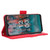 For Nokia C12 Skin Feel Calf Texture Card Slots Leather Phone Case(Red)