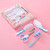 2sets 6 in 1 Baby Care Cleaning Kit Nail Scissors Combination Set, Color: Blue