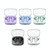 USAMS BE16 Ice Tray Series Transparent TWS In-Ear Wireless Bluetooth Earphone(Blue)