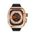 For Apple Watch Ultra 49mm Armor Stainless Steel Case TPU Watch Band(Rose Gold Black) For Apple Watch Ultra 49mm Armor Stainless Steel Case TPU Watch Band(Rose Gold Black)