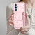 For Samsung Galaxy A54 5G Vertical Wallet Rhombic Leather Phone Case(Pink) For Samsung Galaxy A54 5G Vertical Wallet Rhombic Leather Phone Case(Pink)