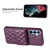 For Samsung Galaxy A54 5G Vertical Wallet Rhombic Leather Phone Case(Dark Purple) For Samsung Galaxy A54 5G Vertical Wallet Rhombic Leather Phone Case(Dark Purple)