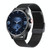 R6 1.32 inch Round Screen 2 in 1 Bluetooth Earphone Smart Watch, Support Bluetooth Call / Health Monitoring(Black Steel Strap)