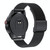 R6 1.32 inch Round Screen 2 in 1 Bluetooth Earphone Smart Watch, Support Bluetooth Call / Health Monitoring(Black Steel Strap)