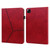 For Xiaomi Pad 6 / Pad 6 Pro Embossed Striped Leather Tablet Case(Red) For Xiaomi Pad 6 / Pad 6 Pro Embossed Striped Leather Tablet Case(Red)
