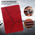 For Xiaomi Pad 6 / Pad 6 Pro Embossed Striped Leather Tablet Case(Red) For Xiaomi Pad 6 / Pad 6 Pro Embossed Striped Leather Tablet Case(Red)