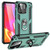 For Xiaomi Redmi 12C / 11A Shockproof TPU + PC Phone Case with Holder(Dark Green)