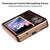 For OPPO Find N2 Flip Crocodile Texture Genuine Leather Nano Electroplating Phone Case(Coffee)