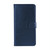 For Realme C33 2023 idewei Crazy Horse Texture Leather Phone Case with Holder(Blue)