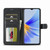 For OPPO A78 5G Global LC.IMEEKE Calf Texture Horizontal Flip Leather Case(Black)