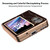 For OPPO Find N2 Flip Crocodile Texture Genuine Leather Nano Electroplating Phone Case(Black)