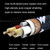2m 2 Elbow Head 6.35mm Guitar Cable Oxygen-Free Copper Core TS Large Two-core Cable