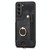 For Samsung Galaxy S21 5G Retro Skin-feel Ring Multi-card Wallet Phone Case(Black)