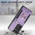 For Samsung Galaxy S21 Ultra 5G Retro Skin-feel Ring Multi-card Wallet Phone Case(Purple)