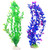 10pcs 25cm Fish Tank Simulation Water Plants Plastic Aquarium Fish Tank Decoration Fake Water Plants(Purple)