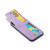 For iPhone 14 Plus Fierre Shann Crazy Horse Card Holder Back Cover PU Phone Case(Purple)
