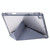 Clear Acrylic Deformation Leather Tablet Case For iPad 10.2 2019 / 10.2 2020 / 10.2 2021 / Pro 10.5 2017 / Air 10.5 2019(Lavender Purple)