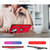 For Xiaomi Redmi 12C / 11A Shockproof TPU + PC Phone Case with Holder(Red)
