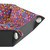Hexagonal Desktop PU Storage Box Sundries Tray, Size:7 inch(Bohemian Purple)