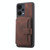For Xiaomi Redmi Note 12 5G Global & India / Poco X5 Skin Feel Dream RFID Anti-theft PU Card Bag Phone Case(Coffee)